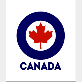 Canadian Military Roundel, RCAF, Royal Canadian Air Force. Posters and Art